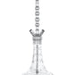 Aladin Alux M6 Shisha Pipe 58cm - Silver - The Shisha Shop