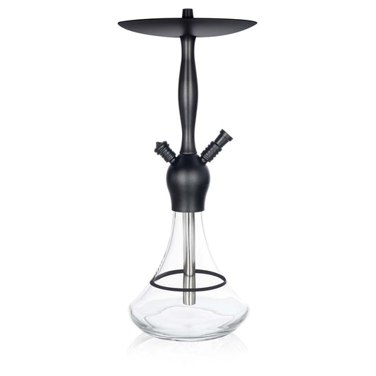 Alux Captain Aladin Shisha Pipe 50cm - Black - The Shisha Shop