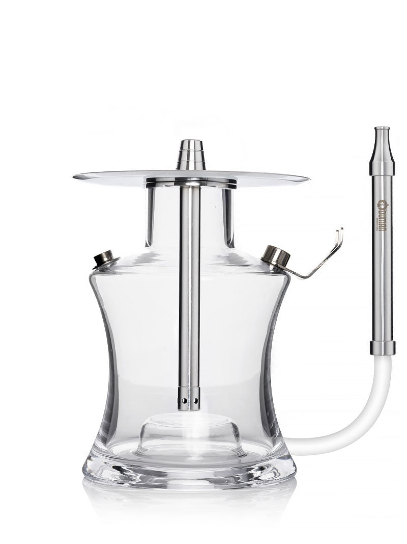 Oduman N2 Clear Complete Shisha Pipe Package with Space Smoke