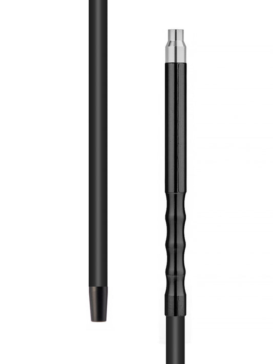 Black Compact Silicone Washable Hygiene Hose - Black - The Shisha Shop