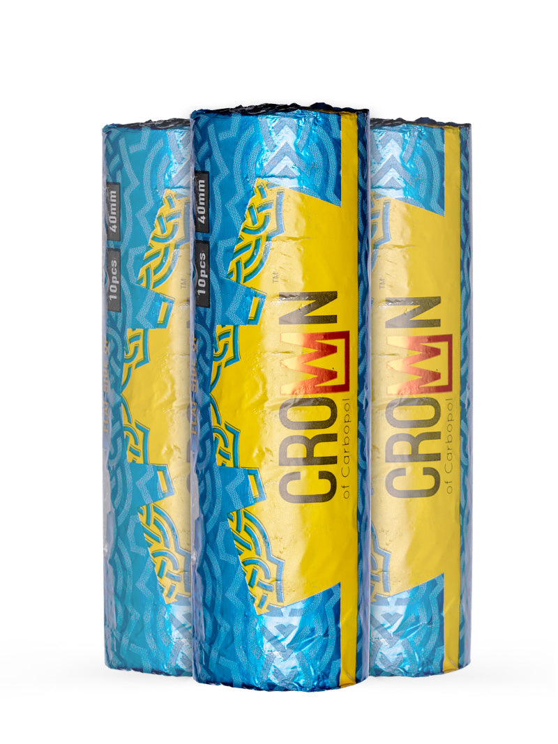 Crown 40mm Charcoal Discs - The Shisha Shop