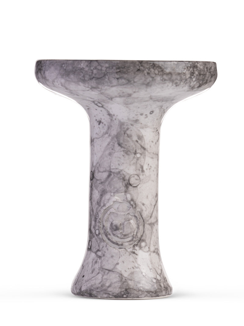 Zenith Phunnel Shisha Bowl - White Marble