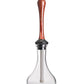 Aladin EPOX 565 Red Magma Clear Shisha Pipe 56cm - The Shisha Shop
