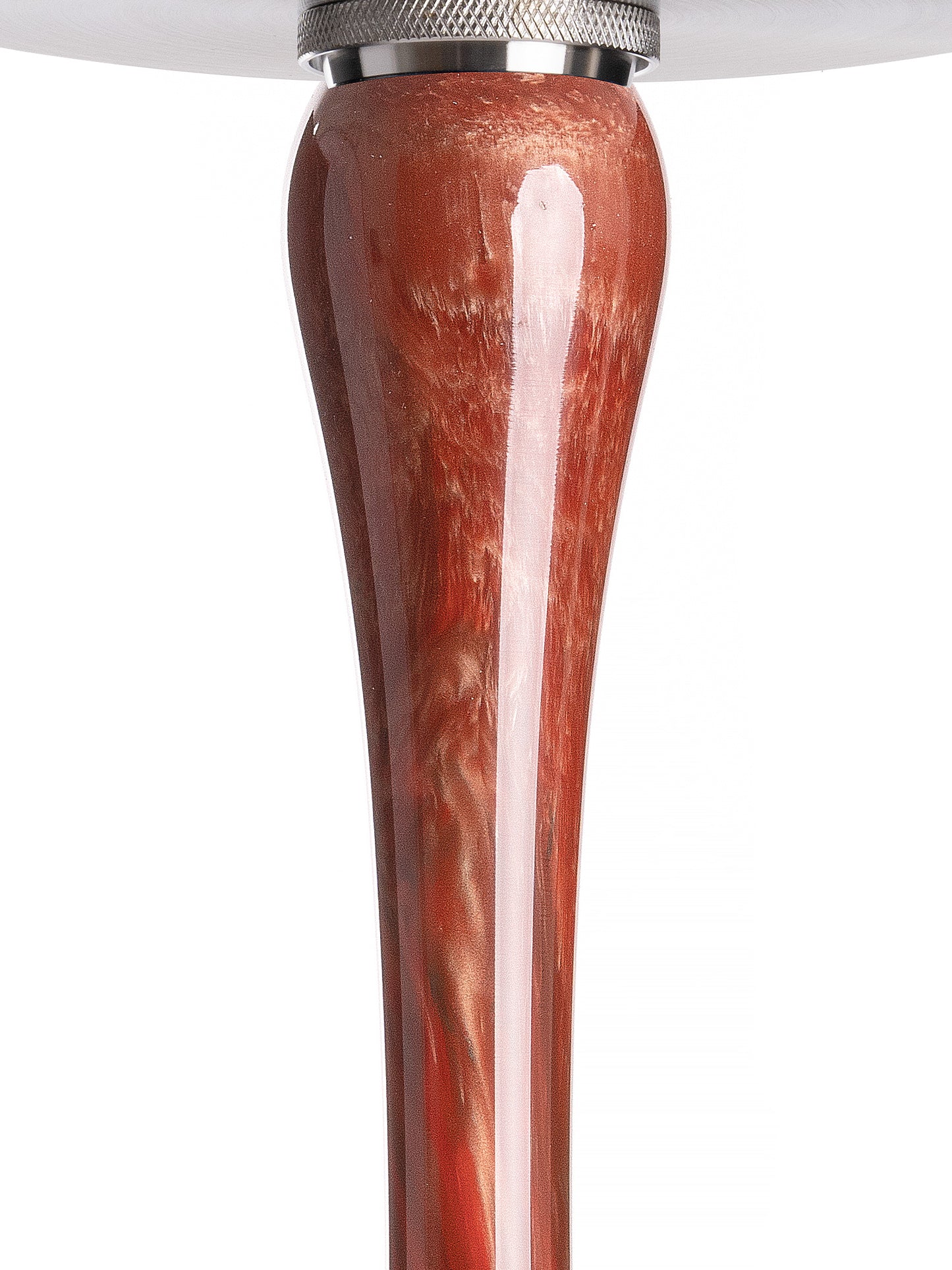 Aladin EPOX 565 Red Magma Clear Shisha Pipe 56cm - The Shisha Shop