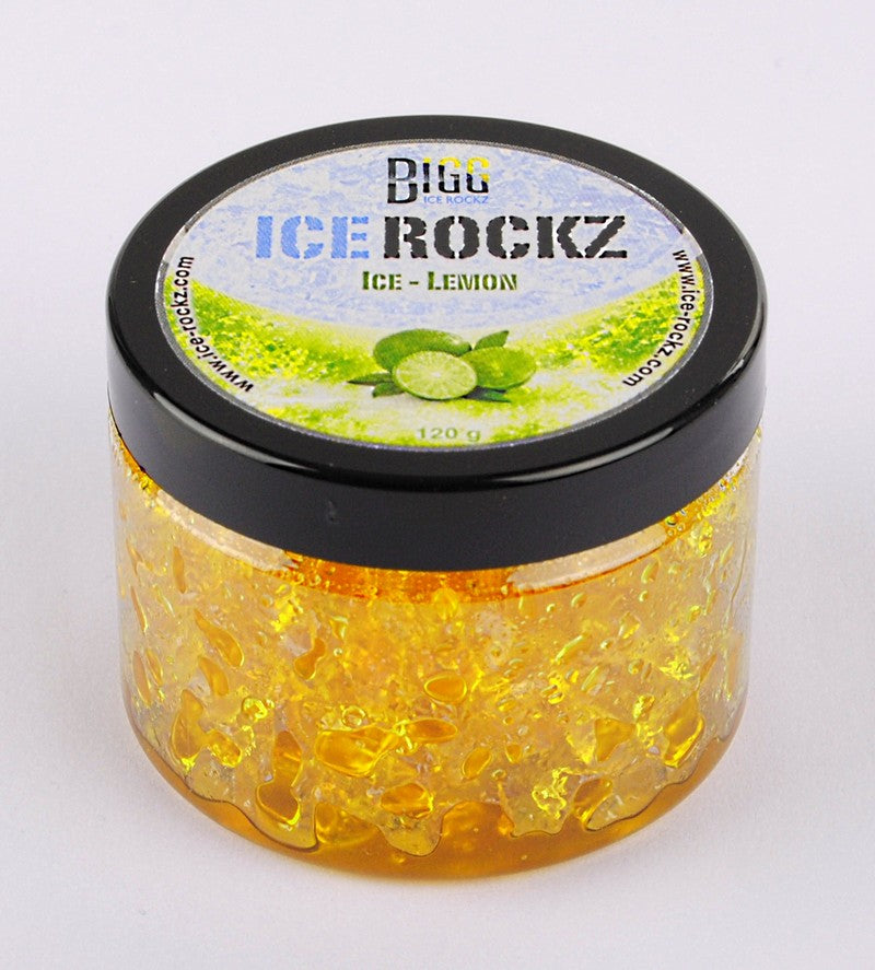 Lemon Shisha Flavour BIGG Ice Rockz Tobacco Free 120g - The Shisha Shop