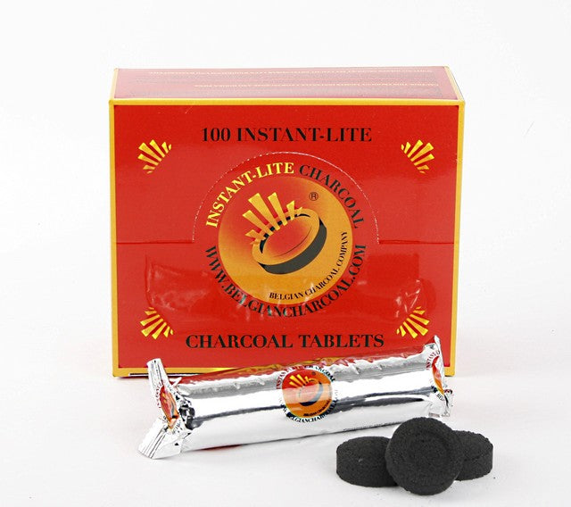 Belgian 33mm Charcoal 1 Roll 10 Discs - The Shisha Shop