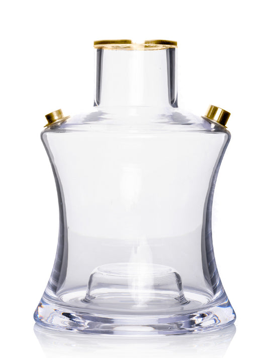 Oduman N2 GOLD Clear Glass REPLACEMENT JAR - The Shisha Shop