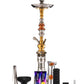 KM Khalil Mamoon Tri-Metal Pro Edition Complete Shisha Pipe Package
