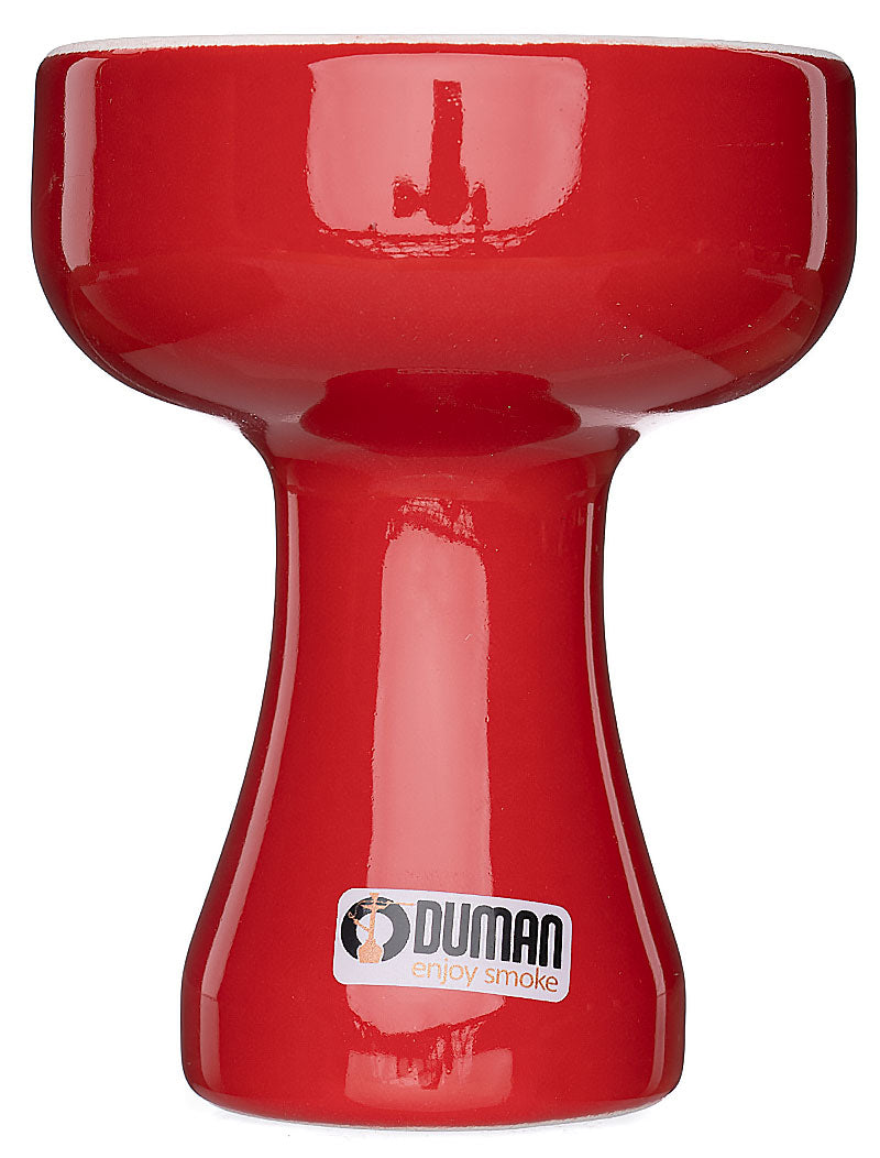Oduman Ceramic Funnel Bowl - Red - The Shisha Shop