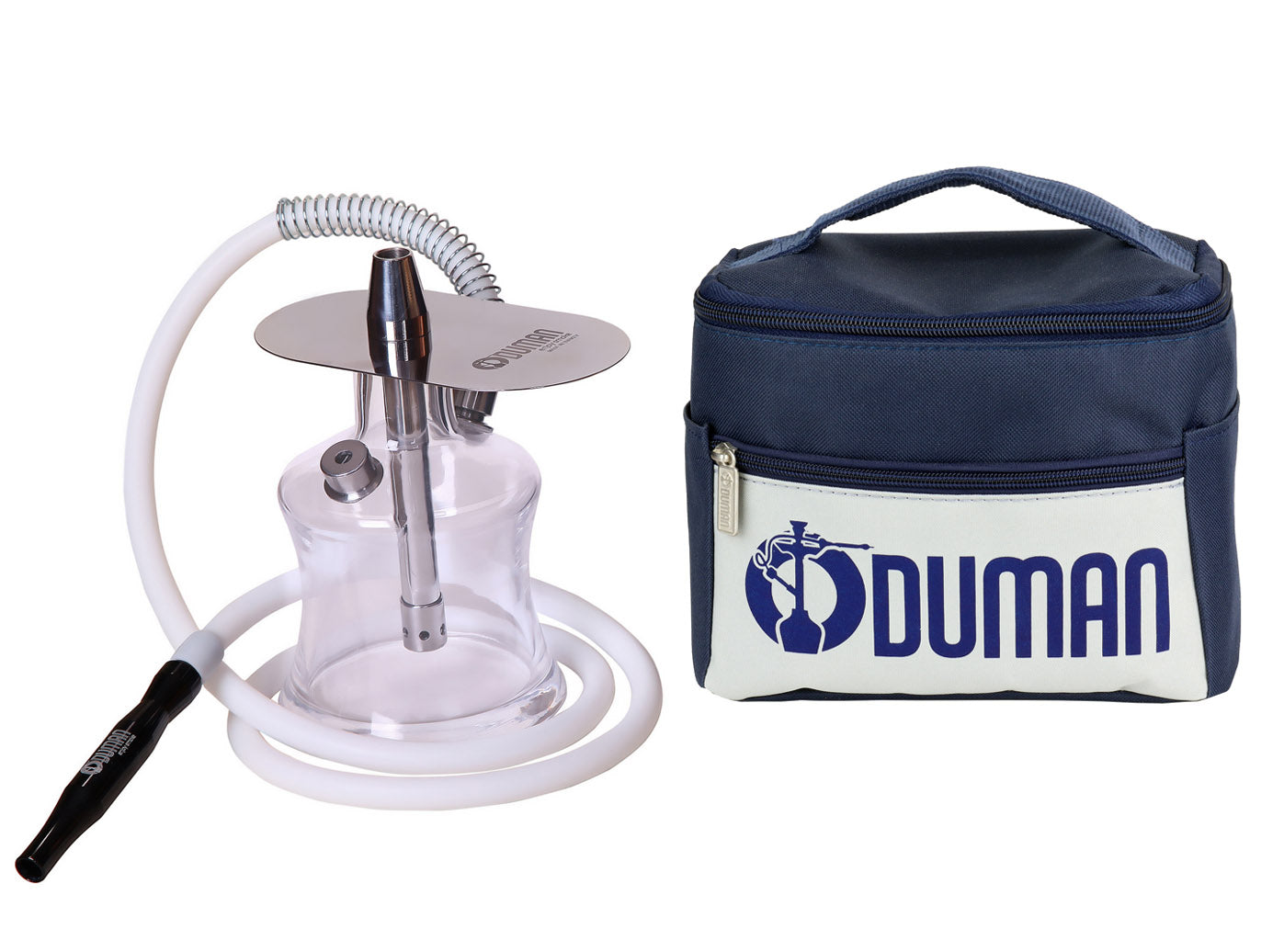 Oduman Mini Travel N2 Glass Shisha Pipe 25cm - The Shisha Shop