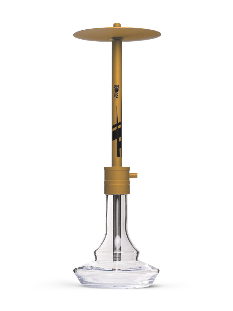 Oduman Smoke Drift Shisha Pipe 60cm - Gold - The Shisha Shop