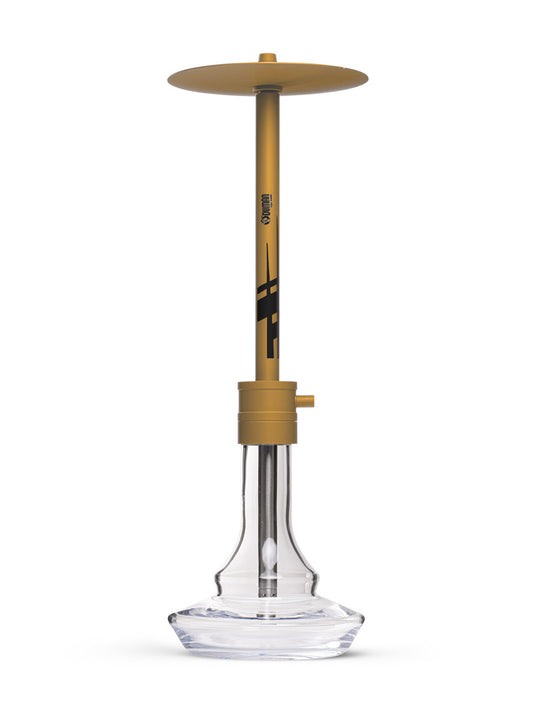 Oduman Smoke Drift Shisha Pipe 60cm - Gold