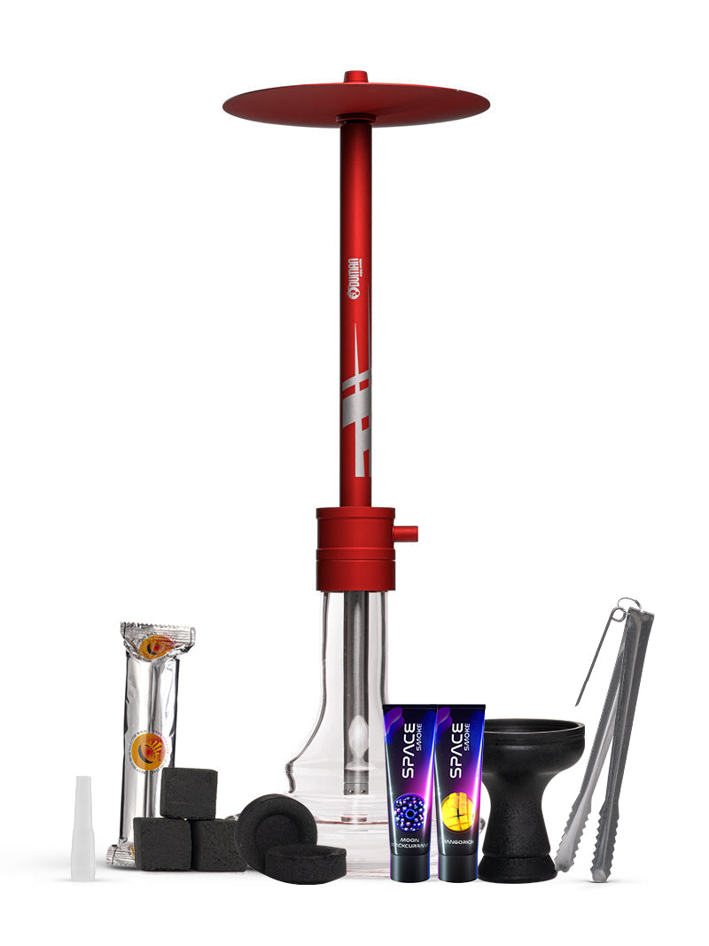 Oduman Smoke Drift Complete Shisha Pipe Package with Space Smoke