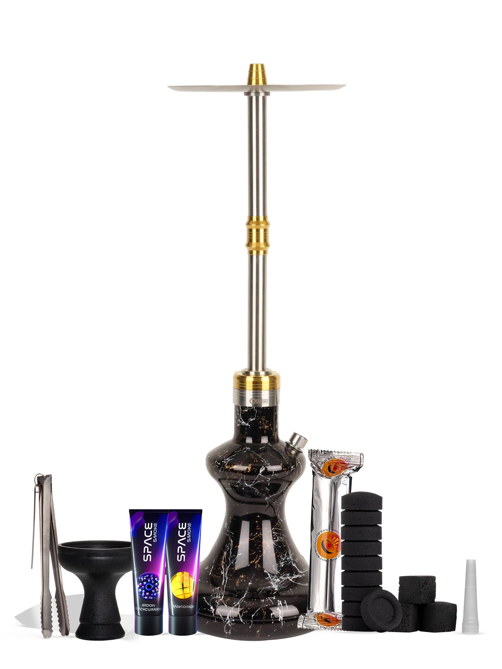 Oduman Hybrid V2 Complete Shisha Pipe Package with Space Smoke The