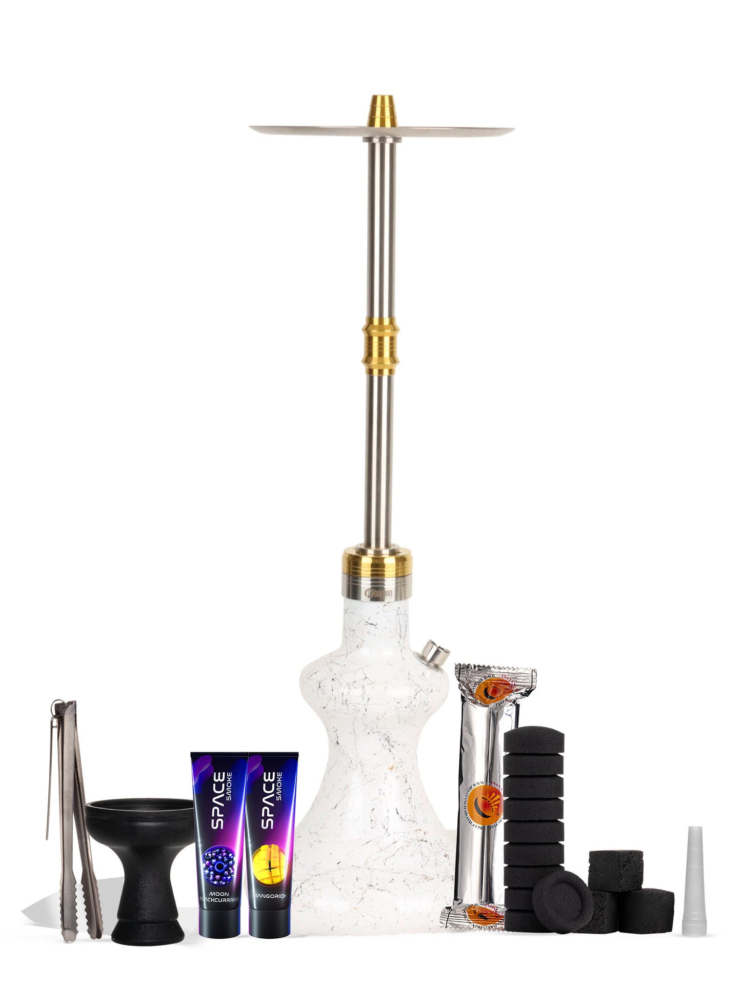 Oduman Hybrid V2 Complete Shisha Pipe Package with Space Smoke