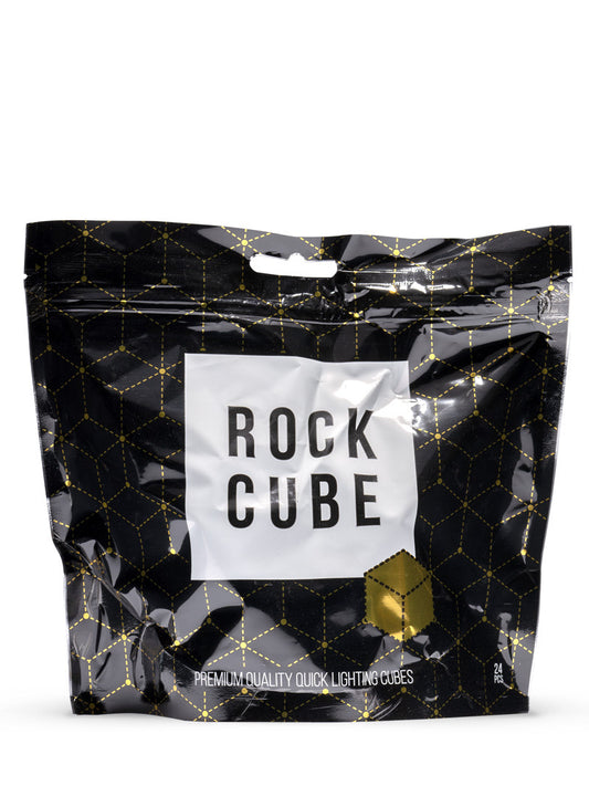 Rock Cube Premium Hybrid Quick Lighting Charcoal Cubes - 24 cubes