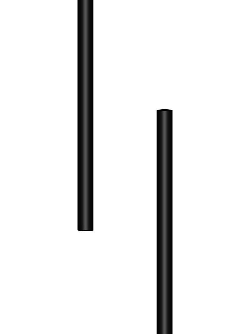 Replacement Silicone Hose - All Colours - Black - The Shisha Shop