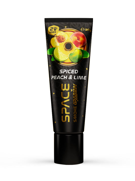 Space Smoke Arabian Spiced Peach and Lime Hookah Paste 30g - The Shisha Shop