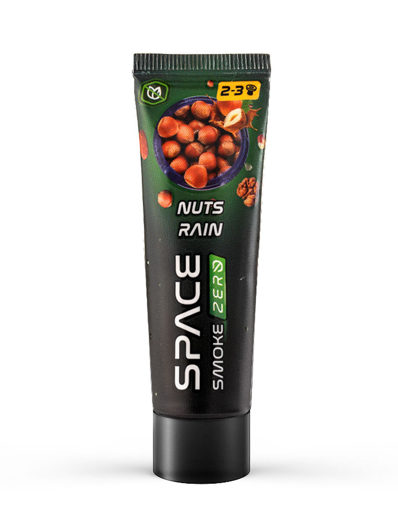 Space Smoke ZERO Nuts Rain (Chocolate Nut butter) Nicotine Free Hookah Paste 30g - The Shisha Shop