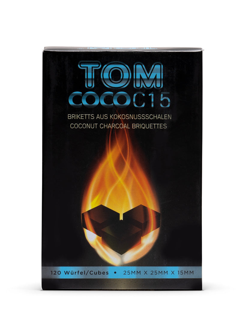 TOM Cococha C15 Blue 3kg 100% Coconut Natural Charcoal - 360 Pieces