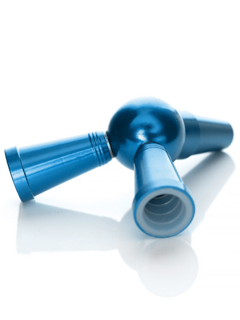 Universal Hose Port Splitter / Extender - Blue - The Shisha Shop