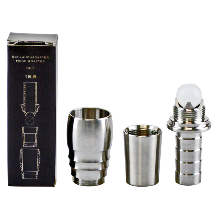 Aladin Shisha MVP360-510 Set Hose Stem Adapter Set - Allows extra hose to be added - The Shisha Shop