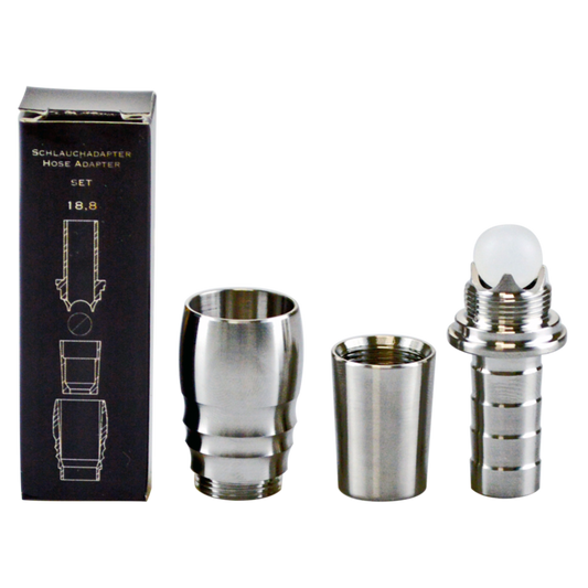 Aladin Shisha MVP360-510 Set Hose Stem Adapter Set - Allows extra hose to be added - The Shisha Shop