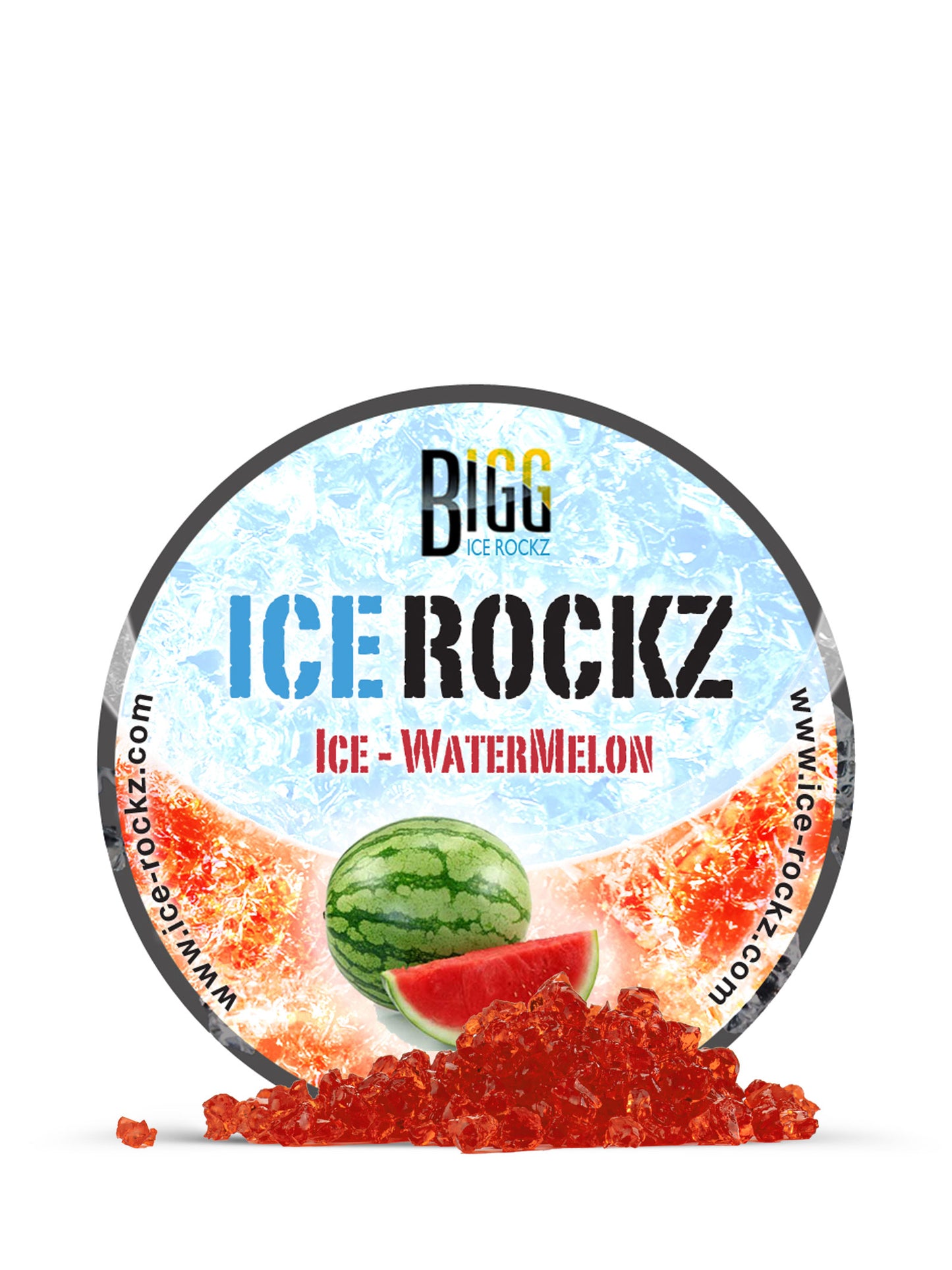Watermelon Shisha Flavour BIGG Ice Rockz Tobacco Free 120g - The Shisha Shop