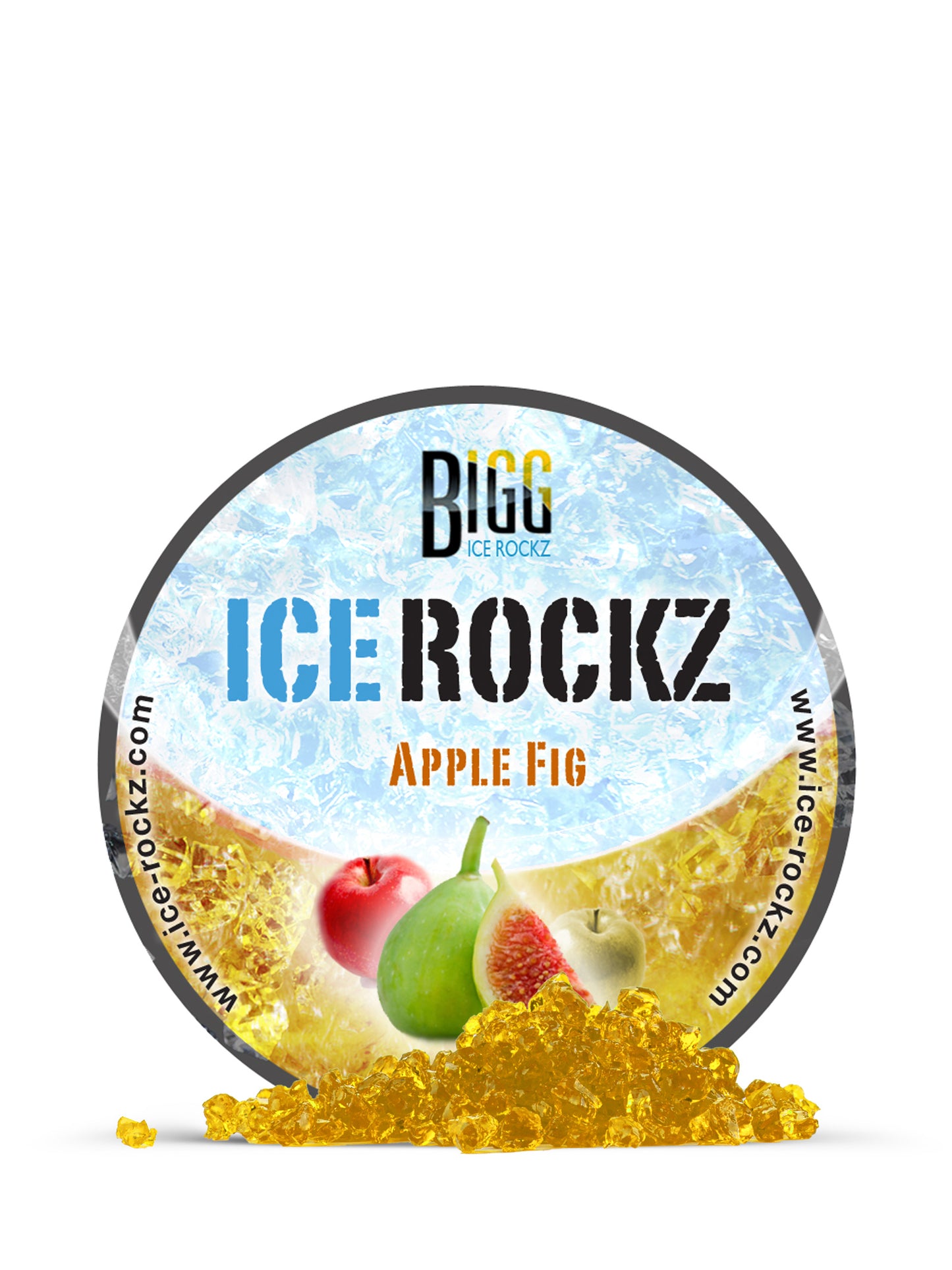 Apple Fig Shisha Flavour BIGG Ice Rockz Tobacco Free 120g - The Shisha Shop