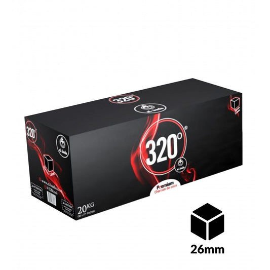 320 Premium Charcoal Natural Charcoal - 20kg Mega Pack