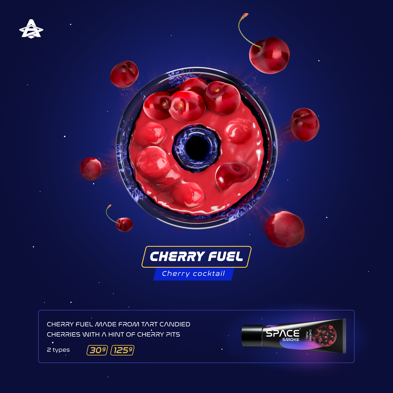 Space Smoke Cherry Fuel (Cherry Cocktail) Hookah Paste - The Shisha Shop