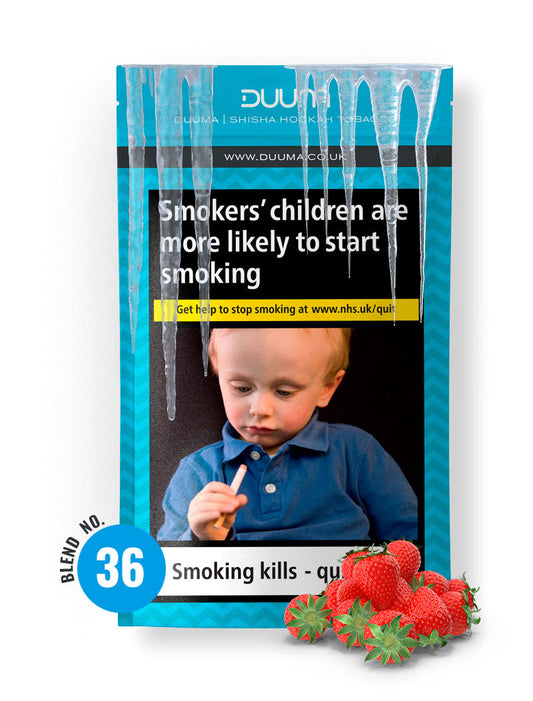Duuma Premium No.36 | Laces (Strawberry Frost) Shisha Flavour - The Shisha Shop