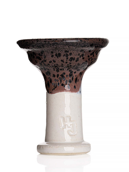 HookahJohn Ferris Phunnel Shisha Bowl - Blackberry over White