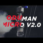 Oduman Micro V2.0 Clear Glass Shisha Pipe 18.5cm
