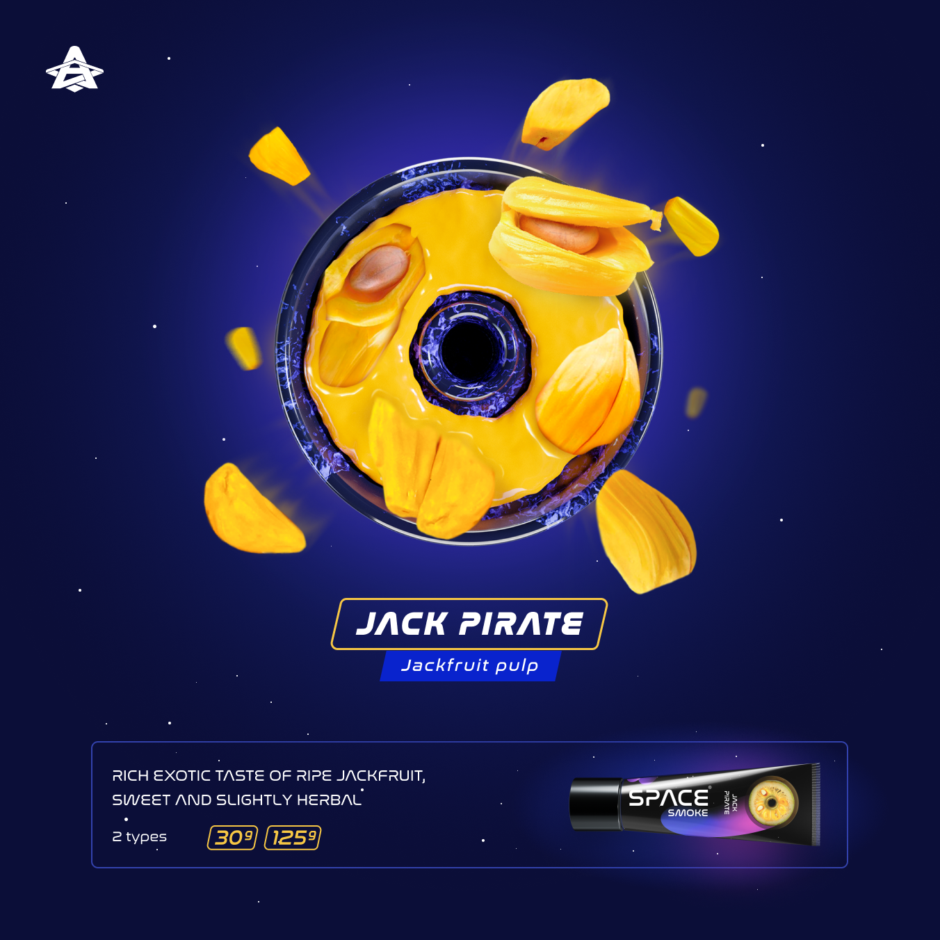 Space Smoke Jack Pirate (Jackfruit Pulp) Hookah Paste 30g - The Shisha Shop