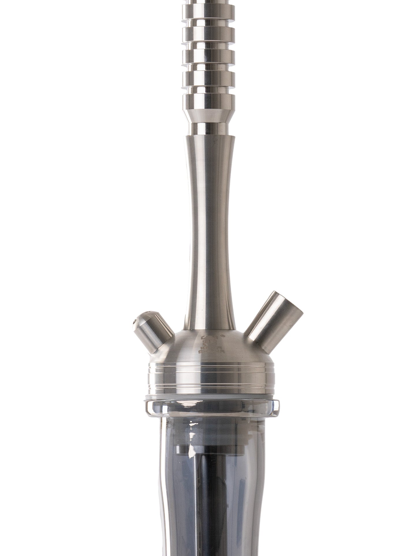 Kaya INOX Tradi Metallic Grey Shisha Pipe 63cm