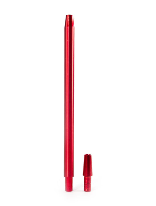 Aluminium Red Mouthpiece Set 30cm - The Shisha Shop