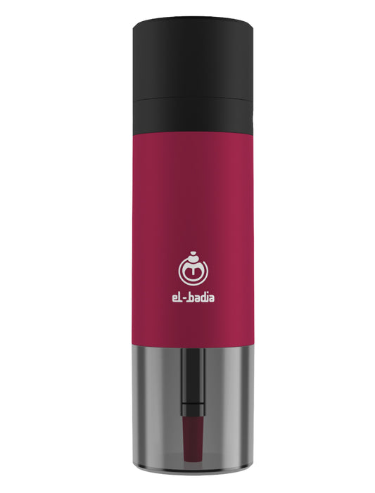 El Badia P1 Red Burgundy Car Shisha Portable Shisha Pipe