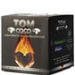 TOM Cococha Diamond Premium 1KG - 100% Highest Quality Coconut Natural Charcoal - 64 Pieces