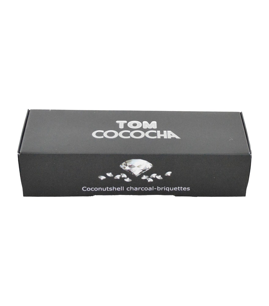 TOM Cococha Diamond Premium 500g - 100% Highest Quality Coconut Natural Charcoal - 54 Pieces